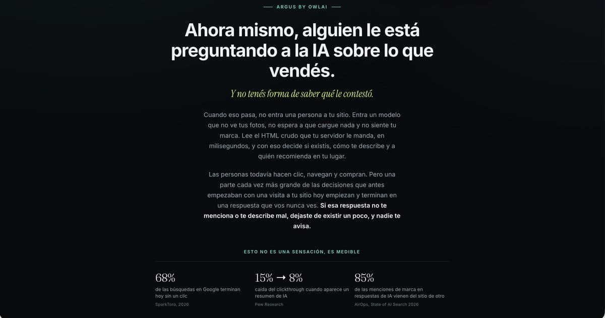 ARGUS · dashboard