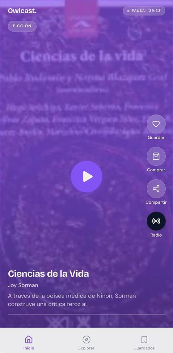 OwlCast · mobile screen