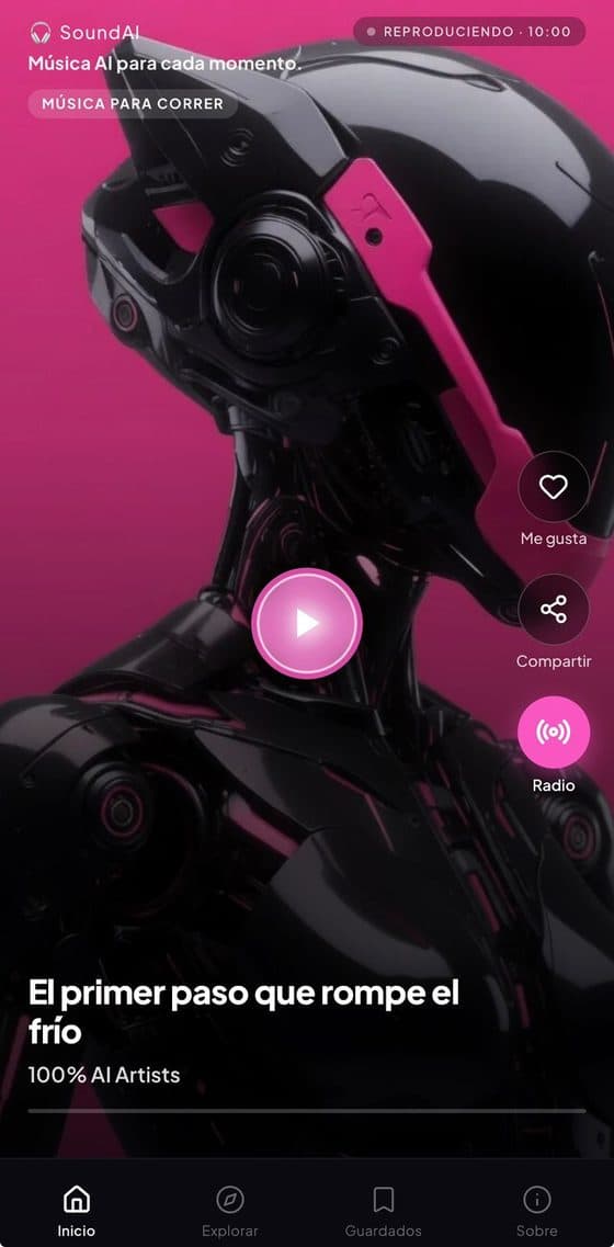 SoundAI · mobile screen